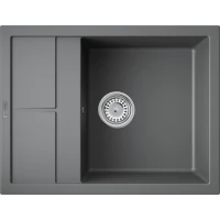 Кухонная мойка Omoikiri Tetogranit Sumi 65-PL 4993675 65x50 см, платина