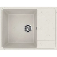 Кухонная мойка Practik PR-M-650-001 65x49,5 см, белый камень