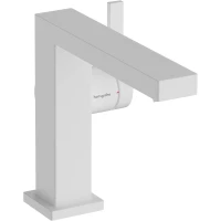 Смеситель для раковины Hansgrohe Tecturis E 73023700 CoolStart, с донным клапаном, белый матовый