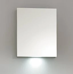 Зеркальный шкаф с нижней подсветкой и встроенной LED подсветкой 60х70 см BelBagno SPC-1A-DL-BL-600 - фото 2