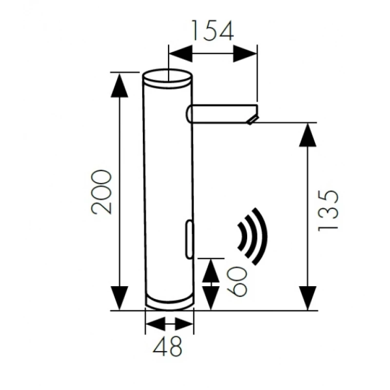 Смеситель для раковины бесконтактный Kaiser Sensor 38511