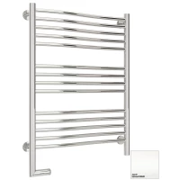 Полотенцесушитель электрический 800x600 белый матовый МЭМ левый Сунержа Флюид 2.0 30-5220-8060