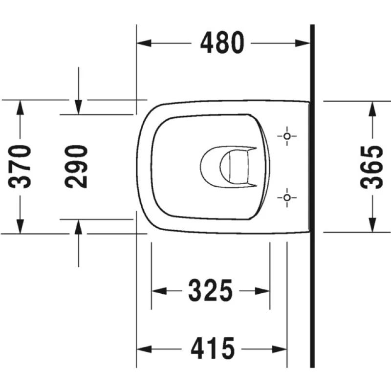 Унитаз подвесной Duravit DuraStyle 45710900A1 безободковый, с сиденьем микролифт, альпийский белый