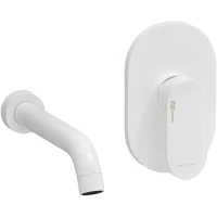 Смеситель для раковины WasserKRAFT Mindel A85593 встраиваемый, белый матовый