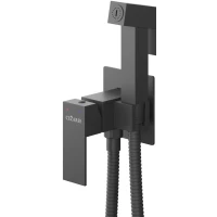 Гигиенический душ Cezares Slider SLIDER-DIF-NOP со смесителем, черный матовый