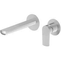 Смеситель для раковины Newform Haka 72028E.59.066 встраиваемый, без донного клапана, нержавеющая сталь