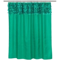 Штора для ванной комнаты Carnation Home Fashions Jasmine Emerald FSCL-JAS/90