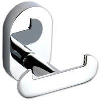 Крючок двойной Fora Brass BR053 для ванны, хром