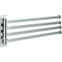 Полотенцедержатель Creavit HT30444 поворотный, четверной, хром