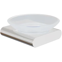 Мыльница Knotlor Oval SD101C настенная, хром