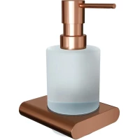 Дозатор для жидкого мыла Knotlor Oval LD101RB 200 мл, настенный, бронза матовая