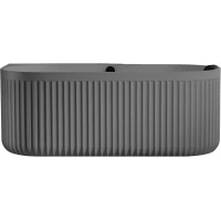 Ванна из литьевого мрамора AltroBagno Fabiana AltroBagnoFabiana090209CementGrey 170x80 см, отдельностоящая, серый цемент