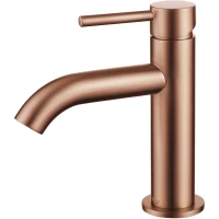 Смеситель для раковины Abber Wasser Kreis AF8110MRG розовое золото матовый