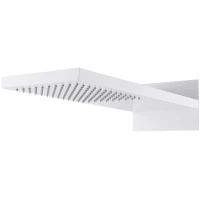 Верхний душ Boheme Fusion 419-MW 230 мм, белый матовый