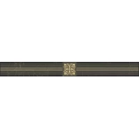 Бордюр Роял чёрный AD\B484\60045 6,3x60 глянцевый