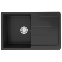 Кухонная мойка Ulgran ультра-черный U-507-344
