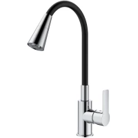 Смеситель для кухни Splenka S06.43 с гибким изливом, хром 