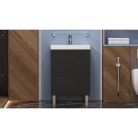 Тумба 59,6 см Velvex Edge tn.EDG.9696.60.2Y графит