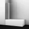 Шторка для ванны 110 см WasserKRAFT Berkel 48P02-110 прозрачное - 1