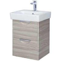 Тумба с раковиной дуб фьорд 50 см Акватон Сильва 1A2117K1SIW60