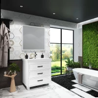 Комплект мебели белый матовый 81 см Opadiris Вегас