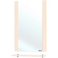 Зеркало 58x80 см бежевый глянец Bellezza Рокко 4613709030078