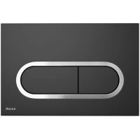 Кнопка смыва Ravak Chrome X01797 для инсталляции, черный матовый