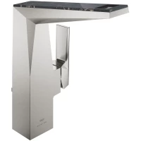 Смеситель для раковины Grohe Allure Brilliant 24414DC0 с донным клапаном, суперсталь