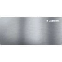 Кнопка смыва Geberit Omega 70 115.084.FW.1 для инсталляции, дистанционная, нержавеющая сталь