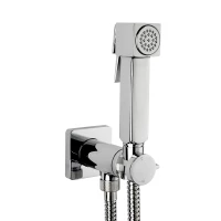 Гигиенический душ Bossini Cube Brass E38001B.030 со смесителем, хром