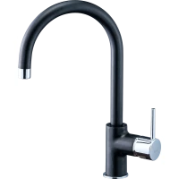 Смеситель для кухни Rivelato Orta 9021208 antracite cromo хром/антрацит