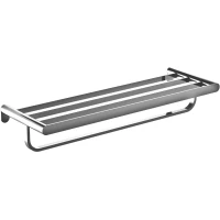 Полка для полотенец Nofer Verona 16843.B 60 см, хром