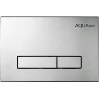 Кнопка смыва AQUAme AQM4103S для инсталляции, сатин