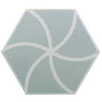 Керамогранит 127009 Fancy Waves Blue R10 20x23