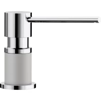 Дозатор для жидкого мыла 300 мл Blanco Lato хром/жемчужный 525818