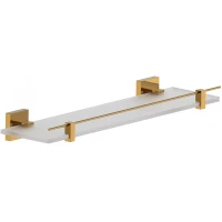 Полка стеклянная Wonzon & Woghand Polo WW-8927-DG 60 см, темное золото