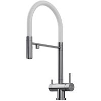 Смеситель для кухни с подключением к фильтру Omoikiri Kanto-BN-WH нержавеющая сталь 4994298