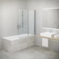 Шторка для ванны Roltechnik TZVP2/1000 742-100000P-00-02 прозрачное