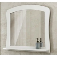 Зеркало 80x84 см белый глянец Comforty Венеция 00003130373