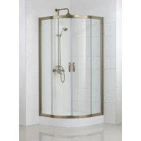 Душевой уголок Cezares Modena 90x90 см текстурное стекло MODENA-R-2-90-P-Br