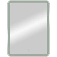 Зеркальный шкаф Art&Max Platino AM-Pla-600-800-1D-R-DS-F 60x80 см R, с LED-подсветкой, сенсорным выключателем, диммером, белый матовый