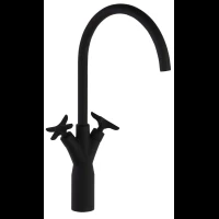 Смеситель для раковины Ramon Soler Adagio 911001NM без донного клапана, черный матовый