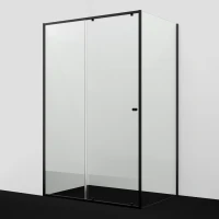 Душевой уголок WasserKRAFT Dill 61S33 130x90 см, профиль черный матовый, стекло прозрачное