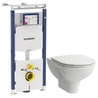 Комплект подвесной унитаз Laufen Pro 8.2095.0.000.000.1 + 8.9896.6.000.000.1 + система инсталляции Geberit 111.362.00.5