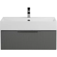 Тумба под раковину Cezares Premium 55419 70,4 см, подвесная, Plisse Grigio Nuvola
