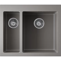 Кухонная мойка Omoikiri Artceramic Bosen 59-2A-GR 4993822 59x50 см, ленинградский серый