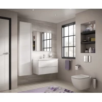 Тумба белый матовый 80 см 2 ящика Ideal Standard Tesi T0051OV