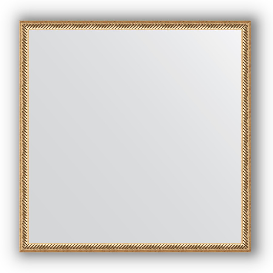 Зеркало 68х68 см витое золото Evoform Definite BY 0657