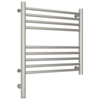 Полотенцесушитель электрический 500x500 сатин МЭМ левый, перемычка прямая Сунержа Богема 3.0 071-5804-5050