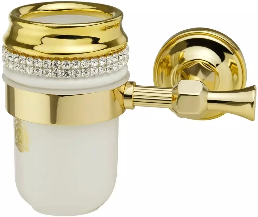 Стакан для зубных щеток Migliore Dubai 31252 настенный, золотой стакан migliore olivia ml olv 60 602 bp cr